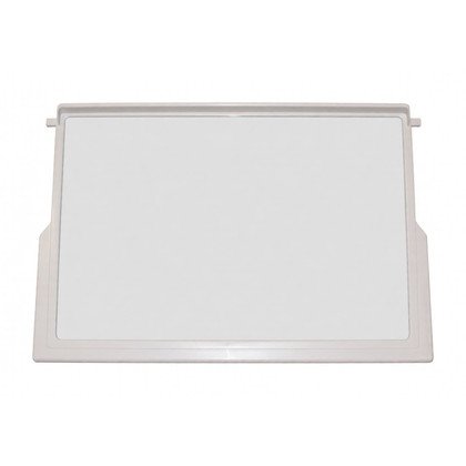 Półka szklana z białą ramką do lodówki Amica 455x305x3 1031114