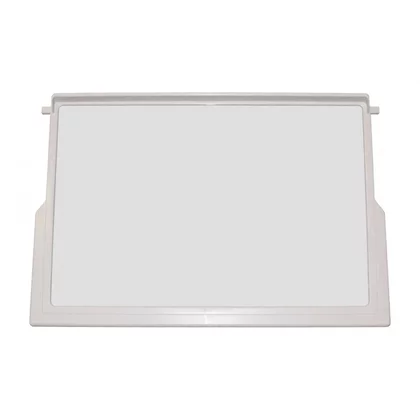 Elementy szklane i plastikowe lo Półka szklana z białą ramką do lodówki Amica 455x305x3 1031114