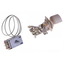 Termostat chłodziarki z uchwytem lampy do lodówki Whirlpool / Indesit / Ariston / Hotpoint 484000008566 C00382490