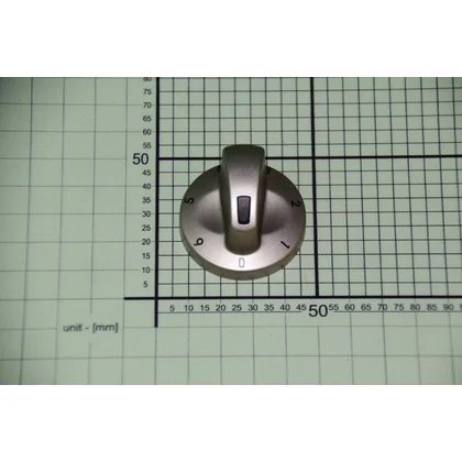 Pokrętło numeryczne srebrne do kuchenki Amica od 1 do 6 PMG610.00/09.2639.01 8036339