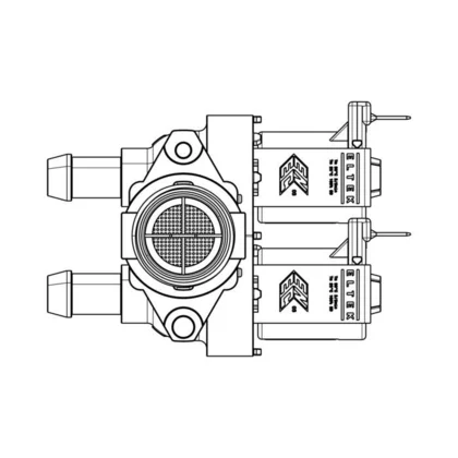 Elementy elektryczne do pralek r Elektrozawór 2-drożny do pralki Electrolux / AEG / Zanussi 4055113353
