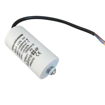 Kondensator silnika z przewodem Domax 50 µF 450 V 27047