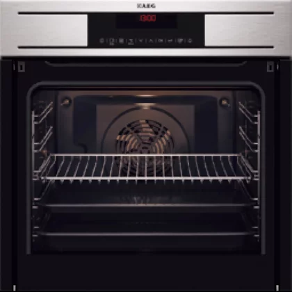 Szyba zewnętrzna drzwi piekarnika Electrolux / AEG inox 592 x 470 mm 3578818043