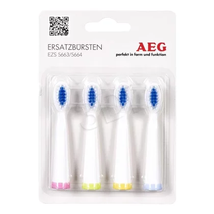 Końcówki do szczoteczki elektrycznej AEG EZS 5663 / EZS 5664 4 szt.