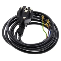Wyłączniki, termometry, żarówki, Kabel zasilający do lodówki Whirlpool / Indesit / Ariston / Hotpoint 2450 mm 480132101855 C00323592