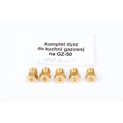 Części zamienne ARDO Dysze na gaz ziemny do kuchenki gazowej Ardo X246