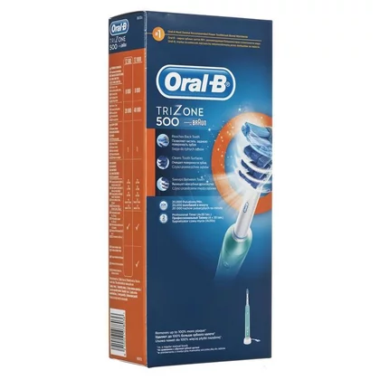 Szczoteczka elektryczna Braun Oral-B TriZone 500 biało-zielona