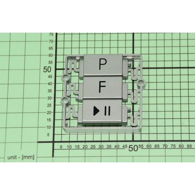 DFM 438 Przyciski funkcyjne do zmywarki Amica srebrne (1042942)