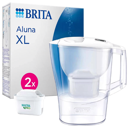 Dzbanek filtrujący do wody BRITA Aluna XL biały z 2 wkładami MAXTRA
