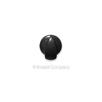 Pokrętło palników gazowych do kuchenki Indesit / Ariston / Hotpoint / Whirlpool czarne C00145206 482000030004
