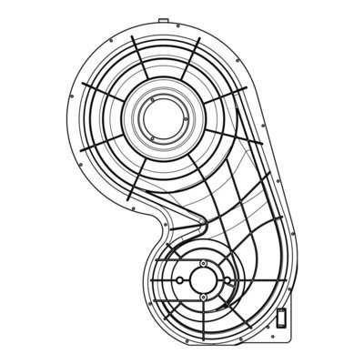 Kanał powietrzny przedni do suszarki AEG Electrolux (1123530022)