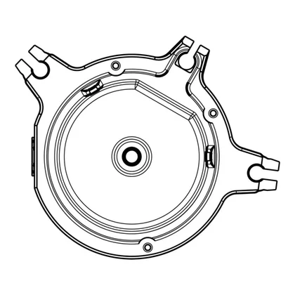 Korpus dużego palnika do płyty grzejnej Electrolux / AEG 3577298239