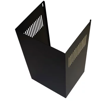 Maskownica górna komina okapu Amica czarna 187 x 218 x 400 mm 1037801