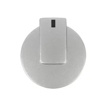 Pokrętło sterujące do gazowej płyty grzejnej Electrolux / AEG srebrne 3550379121