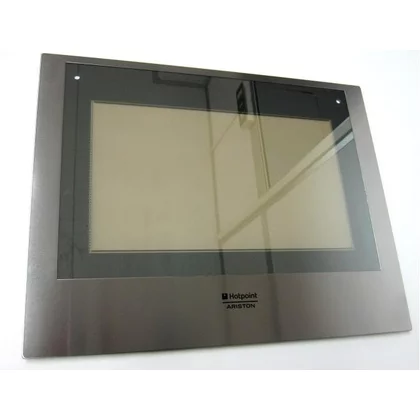 Szyba zewnętrzna drzwi piekarnika Ariston / Indesit / Hotpoint / Whirlpool FZ66 IX HA C00257722