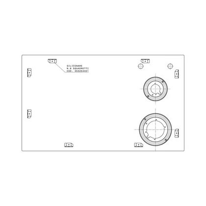 Płyty szklane Płyta grzejna do płyty kuchennej AEG czarna 880 x 520 mm 3I+2G