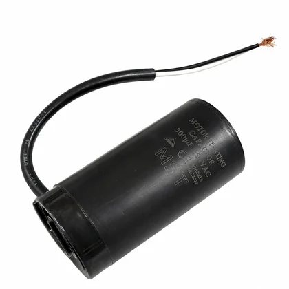 Kondensator rozruchowy 300 µF 320 V z przewodem do urządzeń AGD