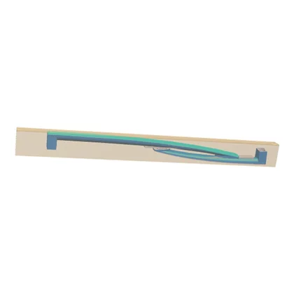 Uchwyt drzwi do chłodziarki Electrolux / AEG 140018825111
