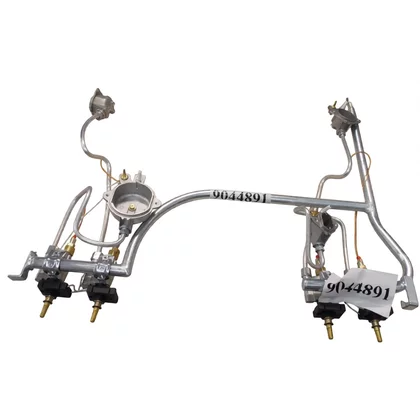 Rurki doprowadzające gaz do kuch Armatura gazowa do kuchni gazowo-elektrycznej Amica 601GE*.*3Zp eco G20 DEF/DEF rura-L 9044891