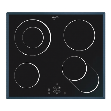 Szyba vitroceramiczna do płyty grzewczej Whirlpool AKT 820/BA bez grzałek 481244039955 C00459466