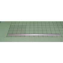 Listwa tylna do płyty ceramicznej Amica z anodowanego aluminium 8016255