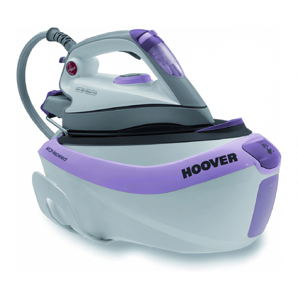 Stacja pary Hoover IronSpeed SFD 4102 2100 W biało-różowa