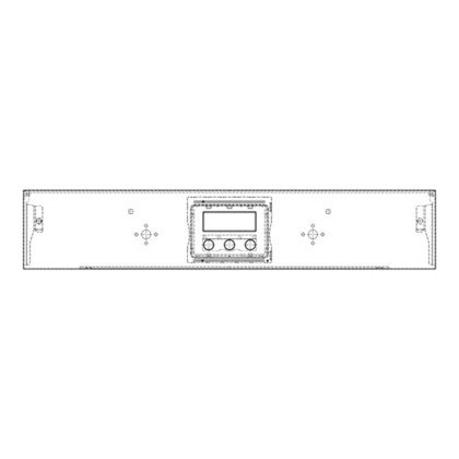 panel obslugi,nierdzewny,60cm, SET, 2K