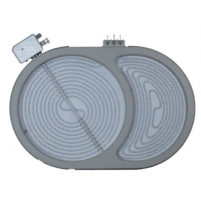 Rozszerzone pole grzejne do płyty ceramicznej Mastercook / Fagor 265 x 170 mm 2300 W C69D004A6