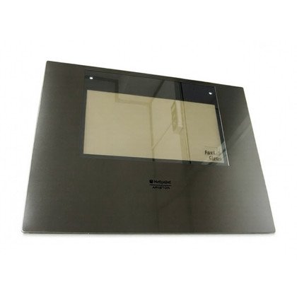 Szyba zewnętrzna drzwi piekarnika Ariston / Indesit / Hotpoint / Whirlpool FZ PIRO IX (GR) C00265403 488000265403