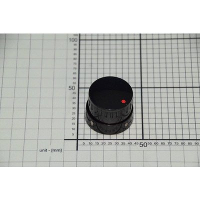 Pokrętło gazowe scandium 15 EGH COP 8853 czarne (9067852)