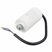 Kondensator 20 µF 450 V z przewodem do urządzeń AGD