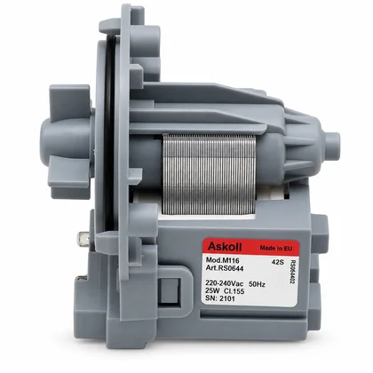 Silnik pompy odpływowej Askoll RC0140 25W 230V do pralki LG Beko Samsung OEM