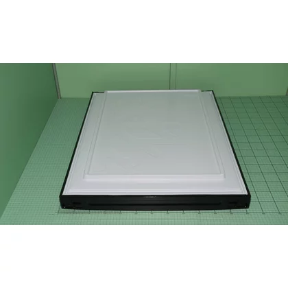 Drzwi zamrażarki do chłodziarko-zamrażarki Amica czarny INOX ze zintegrowanym uchwytem 1046636