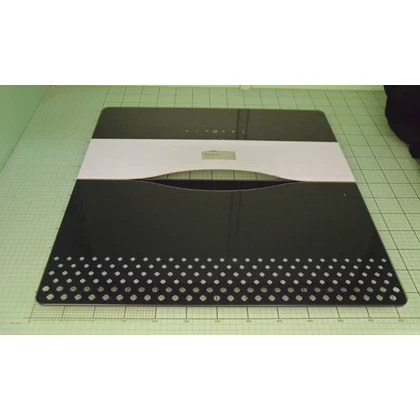 OKP 6654 Szyba okapu Amica czarny+X 598 x 640 x 6 mm 1044271