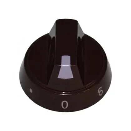 Pokrętło brązowe do płytki grzejnej elektrycznej Amica z 3 z lewej strony E454.00/09.274.00 9043088