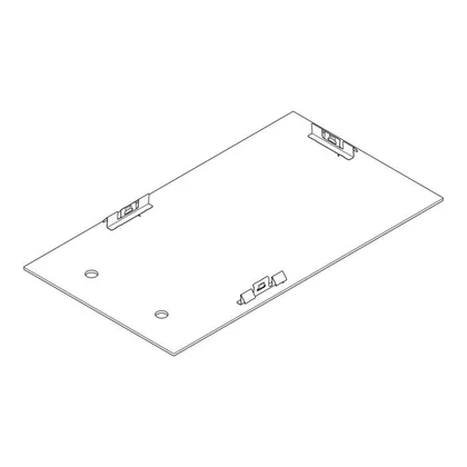 Elementy obudowy Płyta grzejna czarna Electrolux / AEG 290 x 520 mm