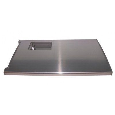 Drzwi chłodziarki Amica inox ze zintegrowanym uchwytem