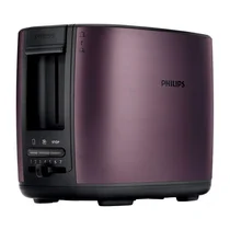 Toster Philips HD2628/90 950 W czarno-liliowy