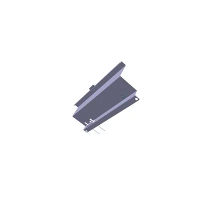 Prawy dystans z magnesem do okapu Electrolux / AEG czarny 182,4 x 63 x 40,6