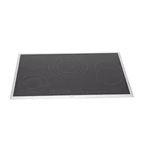 Płyty szklane Płyta ze szkła ceramicznego z ramą Inox do płyty grzewczej AEG / Electrolux 5551122509
