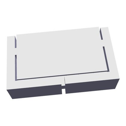 Drzwi zamrazarki z szuflada - Stainless Steel - 913x229mm