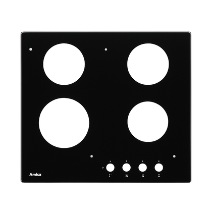 Płyta robocza - szyba czarna l.Amica 4.1 (1038504)