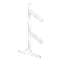 Profil dekoracyjny do lodówki i zamrażarki Electrolux / AEG 647 mm 2248308393