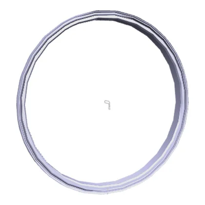 Uszczelka małego palnika do płyty gazowej Electrolux / AEG 8071500014