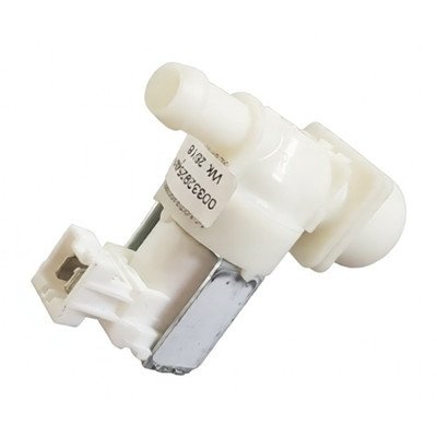 Elektrozawór dopływu wody do zmywarki Whirlpool / Indesit / Ariston / Hotpoint 1-drożny 180° 481228128462 C00311288