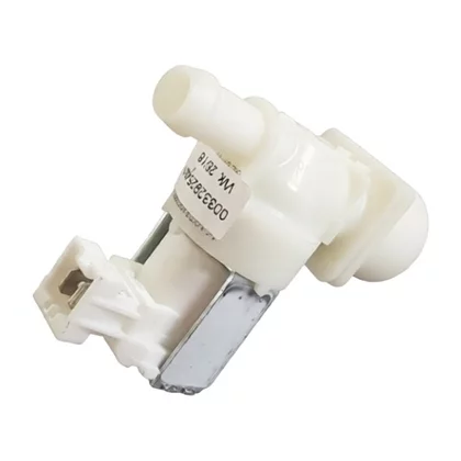 Elektrozawór dopływu wody do zmywarki Whirlpool / Indesit / Ariston / Hotpoint 1-drożny 180° 481228128462 C00311288
