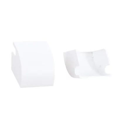 Zaślepka górnego zawiasu drzwi do lodówki Electrolux / AEG biała 4055500088