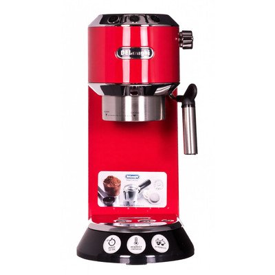 Ekspres kolbowy DeLonghi Dedica EC 680.R 1450 W czerwony