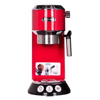 Ekspres kolbowy DeLonghi Dedica EC 680.R 1450 W czerwony