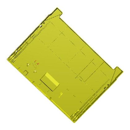 Zewnętrzny panel drzwi zmywarki, biały (1119415014)